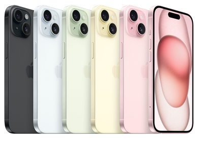 iPhone 15 in verschiedenen Farben